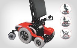 Polstrování invalidních vozíků